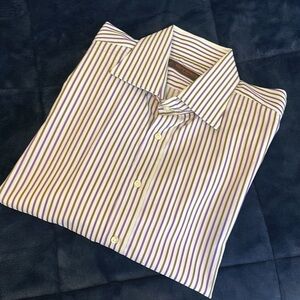 ETRO Milano Striped Button Down Shirt Sz43